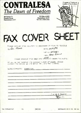 Responses to invitations to submit evidence from Contralesa