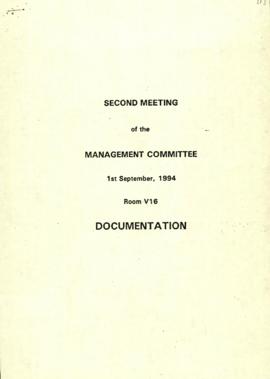 Second Meeting of the Management Committee Documentation