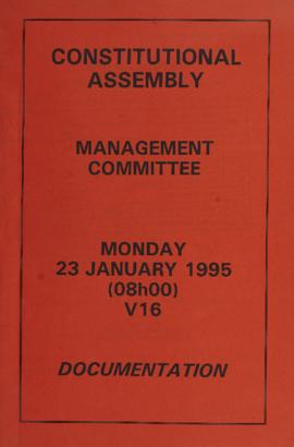 Constitutional Assembly Management Committee Documentation