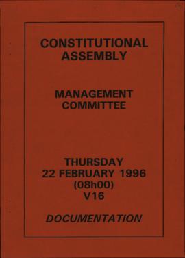 Constitutional Assembly Management Committee Documentation