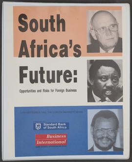 Business International Conference (South Africa's: Opportunities and Risks for  Foreign Business)