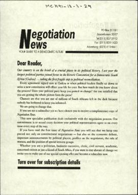 Negotiation News