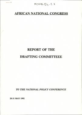 Report of the Drafting Committee