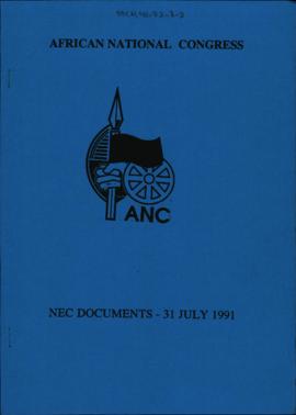 NEC Documents - 31 July 1991