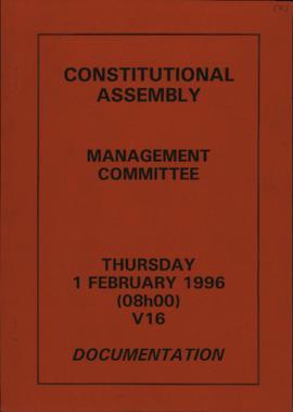 Constitutional Assembly Management Committee Documentation