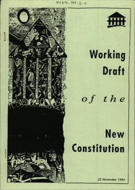 Working Draft of the New Constitution