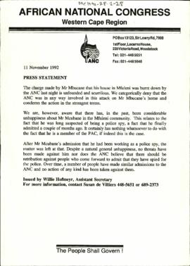 Press Statement