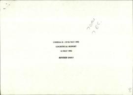 Logistical Report for Codesa 2