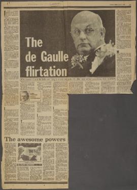 The de Gaulle flirtation