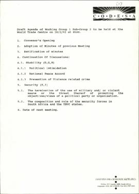 Agenda
