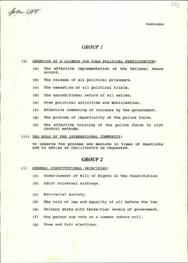 United People’s Party (with hand-amended first draft