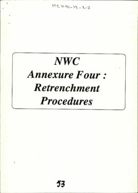 NWC Annexure Four : Retrenchment Procedures