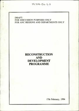 Reconstruction and Development Programme