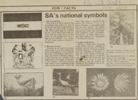 SA's national symbols [and related documents]