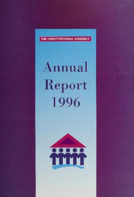 Constitutional Assembly Annual Report 1996