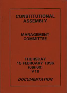 Constitutional Committee/Theme Committees: Information pack: Chairpersons' Report and Evaluation ...