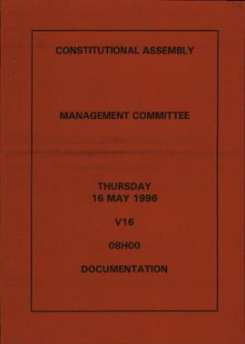 Constitutional Assembly Management Committee Documentation