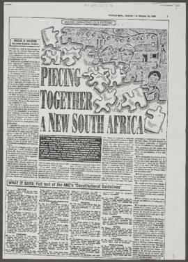 Piecing Together a New South Africa [and related documents]