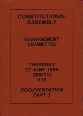 Constitutional Assembly Management Committee Documentation