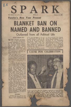 Spark Vol.1 No.10: Blanket Ban on Named and Banned