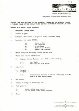 Agenda