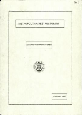 Metropolitan Restructuring Second Working Paper