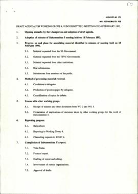 Agenda