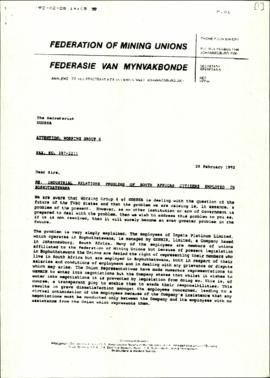 Federation of mining unions