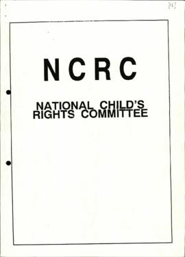 NCRC: National Child's [sic] Rights Committee