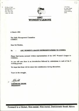 African National Congress Women’s League