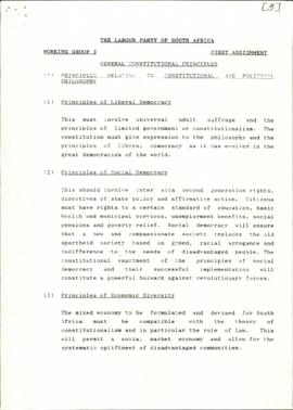 General Constitutional Principles